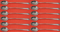 Greenbrier by Gorham Sterling Silver Iced Tea Spoon Set 12 pieces 7 1/2"