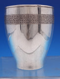 Persian 84 Silver Cup Engraved Geometric Design 3 3/8" Middle Eastern (#7825)