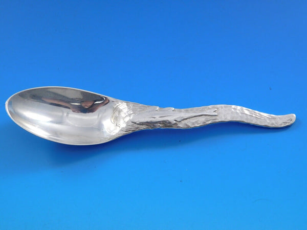 Lap Over Edge Applied by Tiffany and Co Sterling Teaspoon Catfish in Stream