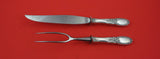Old Mirror by Towle Sterling Steak Carving Set 2-pc Knife 9 5/8" Fork 8 3/8"