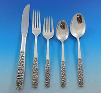 Contessina by Towle Sterling Silver Floral Flatware Set For 8 Service 45 Pieces