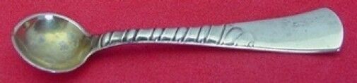 Colonial by Gorham Sterling Silver Salt Spoon Gold Washed 2 1/8" Heirloom