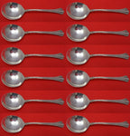 Eighteenth Century by Reed and Barton Sterling Silver Cream Soup Spoon Set 12pcs