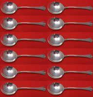 Eighteenth Century by Reed and Barton Sterling Silver Cream Soup Spoon Set 12pcs