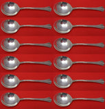 Eighteenth Century by Reed and Barton Sterling Silver Cream Soup Spoon Set 12pcs