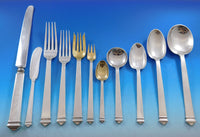 Hampton by Tiffany Sterling Silver Flatware Set for 12 Service 185 pcs Dinner