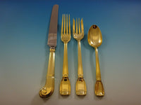 Castilian by Tiffany and Co. Sterling Silver Flatware Service Set 6 Vermeil