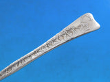 Lap Over Acid Etched by Tiffany Sterling Silver Grapefruit Spoon GW Ivy Leaf 6"