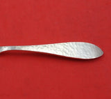 Jefferson Hand Hammered by Lunt Sterling Silver Cheese Knife AS with Four Prongs