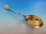 Art Silver c. 1860-1883 Coin Silver Master Nut Spoon GW Egyptian Motif Snake
