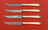 Reigning Beauty by Oneida Sterling Silver Steak Knife Set 4pc HHWS Custom Made