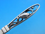 Blossom by Georg Jensen Sterling Silver Butter Spreaders 6 3/4" Set of 4 Old GI