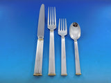 Triade Gold by Christofle France Silverplated Flatware Set Service 140 pc Dinner