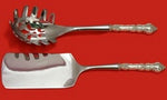 Meadow Rose by Wallace Sterling Silver Italian Serving Set HHWS 2pc Custom