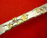 Lap Over Edge Mixed Metals by Tiffany and Co Sterling Silver Salad Serving Spoon