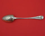 Robert Peppin English Georgian Sterling Silver Serving Spoon 9" Chased c. 1817