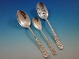 Rose by Stieff Sterling Silver Flatware Set for 12 Service 118 pieces