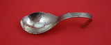 Pattern Unknown by Shiebler Sterling Pudding Spoon hand hammered BC 7 5/8"
