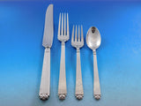 Oak Leaf by Old Newbury Crafters Sterling Silver Flatware Set 74 Pieces Dinner