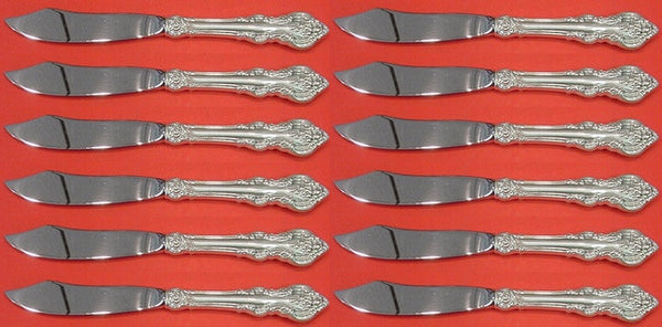 El Grandee by Towle Sterling Silver Fish Knife Custom Set 12 pcs 8 7/8"