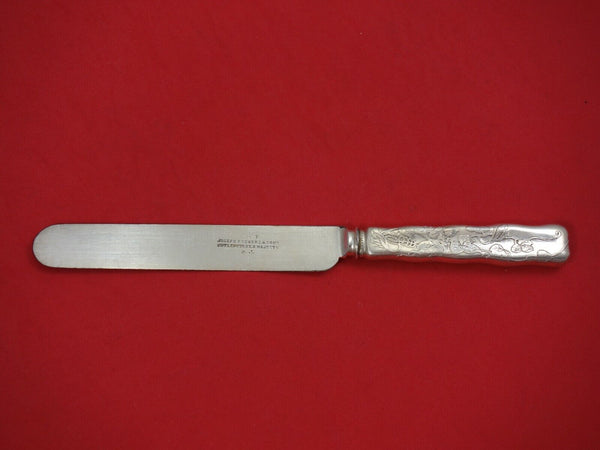 Lap Over Edge Acid Etched by Tiffany Sterling Silver Regular Knife Ivy Vine