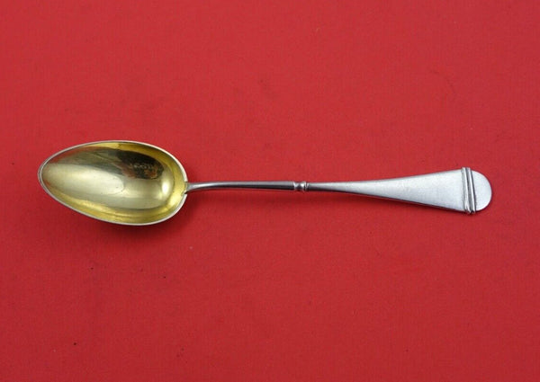 Russian Sterling Silver Teaspoon mark 84=.875 GW frosted brite-cut  6 1/8"