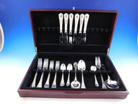 Marly by Christofle France Silverplate Flatware Service Set 33 pcs Dinner Unused