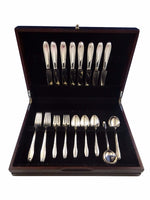 Leonore by Manchester Sterling Silver Flatware Set For 8 Service 40 Pieces
