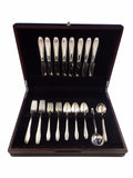 Leonore by Manchester Sterling Silver Flatware Set For 8 Service 40 Pieces