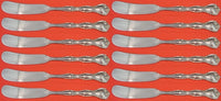 Rondo by Gorham Sterling Silver Butter Spreader flat handle Set 12 pieces 5 7/8"