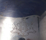Gadroon by Unknown English Silverplate Serving Tray with Lion Crest 21" (#5935)