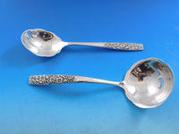 Contessina by Towle Sterling Silver Floral Flatware Set For 12 Service 68 Pieces