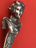 Bust by Gorham Sterling Silver Cheese Scoop Bright-cut Large 9 5/8" Figural