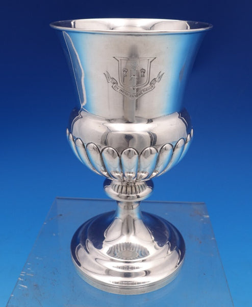 Kirk Sterling Silver Goblet #2728 "By Industry We Thrive" Very Heavy (#8477)