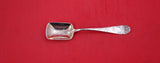 Floral by Unknown Sterling Sugar Spoon GW BC w/square bowl 5 7/8"