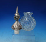 Shiebler Sterling Silver Liquor Bottle with Cut Crystal #4852 c.1900 (#5719)