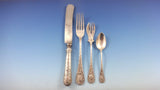 German C1890 Fitted Box 800 Silver Flatware Set Service 166 Pieces