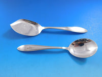 Fiesta by Hallmark Sterling Silver Flatware Set Service 73 pieces G Monogram