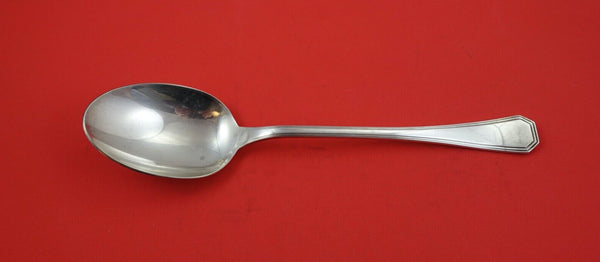 America by Christofle France Silverplate Vegetable Spoon 10"