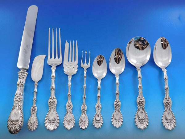 Radiant by Whiting Sterling Silver Flatware Set for 12 Service 119 pieces Dinner