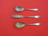 English Victorian Sterling Silver Serving Set 3-pc London 1897 FHMB 6 1/4"