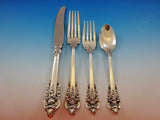 Grande Baroque by Wallace Sterling Silver Flatware Set Service 32 Pieces w/Chest