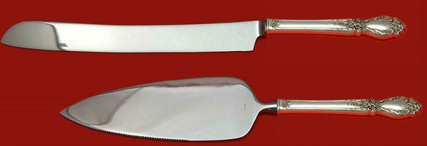 Brocade by International Sterling Silver Wedding Cake Set Server 2pc Custom Made