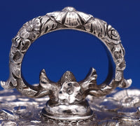 Repousse by Jenkins and Jenkins Sterling Silver Round Covered Dish #250 (#7820)