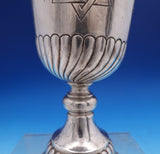 Judaica by Buccellati .925 Silver Goblet / Kiddush Cup Star of David (#8485)