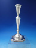 Shreve Sterling Silver Candlestick Pair Colonial Style 8 3/4" (#6149)