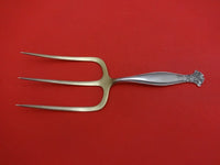 Sandringham by Shiebler Sterling Silver Toast Fork Gold Washed 7 1/8"