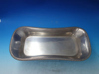 Gadroon Silver on Copper Roast Holder Tray Pan 15" x 7" Vintage (#6192)