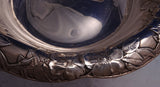 Tiffany and Co Sterling Silver Bowl #16858E/186 Acid Etched Floral Design #0666