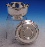 Adie Brothers English Sterling Silver Tea Set 4pc w/ Ellis-Barker SP Tray #8711